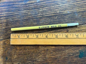 Vintage Sturgis, SD Rainbow Milk Co Adv Pencil Figural Milk Bottle End - Picture 1 of 4