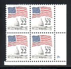 #2114 Flag Over Capitol Dome. Mint Plate Block. F-Vf Nh!