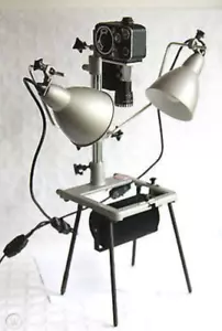 Ultra seltener Bolex Paillard 8 mm Kino Film Titeling Kit UND Beleuchtung & Zubehör Kit - Bild 1 von 11