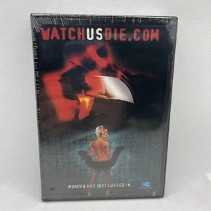 WatchUsDie.com (DVD, 2003) Horror Slasher Extremely RARE OOP Voyeur NEW SEALED - Picture 1 of 6