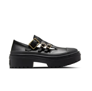 Converse Chuck Taylor All Star Lugged Heel Mary Jane Platform Black A10616C - Picture 1 of 6