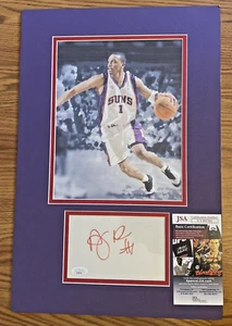 Anfernee Penny Hardaway Signed Autographed 3x5 With 8x10 Canvas Matted JSA COA - Picture 1 of 3