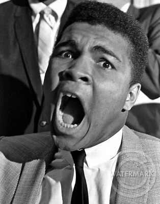 CASSIUS CLAY (Muhammad Ali) Sonny Liston Signing Photo 8x10 11x14 or 16x20 (M5) - Image 1 of 4