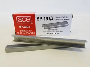 SP19 1/4" Staple 5000/Box Sim to Bostitch for  P3 Plier Stapler - Picture 1 of 5