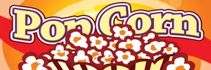 2ft x 6ft POPCORN (ro) Vinyl Banner 2'x6' -Alt to Banner Flag (172) - Imagen 1 de 1
