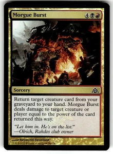 FOIL MTG NM Morgue Burst Dragon's Maze Regular - Picture 1 of 2