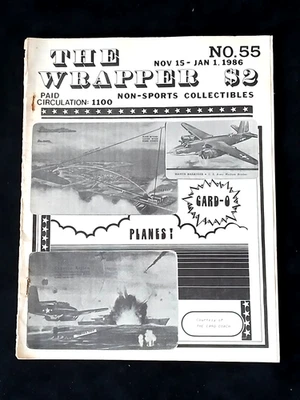 Tarjetas no deportivas The Wrapper Magazine #55 - aviones Card-o VV-B4 Foto 1 de 2