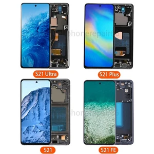 LCD Display+Touch Screen Replacement For Samsung Galaxy S21 Ultra/S21+/FE Lot AU - Picture 1 of 34