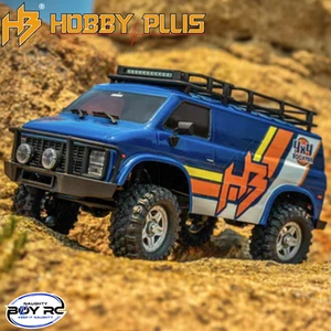 Hobby Plus CR18P EVO V2 Rock Van 4x4 RTR 1/18 Trail Crawler Blue RC Car Truck - Picture 1 of 13