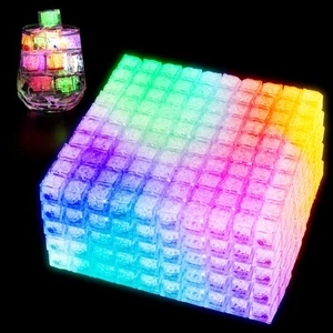 500 Pack Light Up Ice Cubes Bulk, Color Changing LED Ice Cube for Drinks, Mul... - Picture 1 of 8
