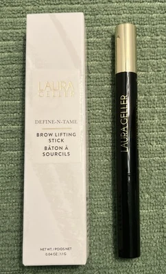 LAURA GELLER Define -N- Tame Brow Lifting Stick CLEAR + brush 0.04 oz 1.1 g NIB - Image 1 of 4
