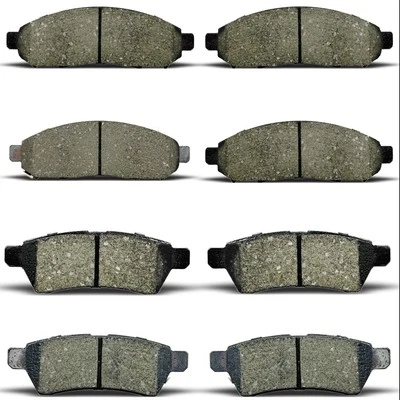 Front & Rear Ceramic Brake Pads Set For Nissan Frontier Xterra Suzuki Equator - Image 1 of 4