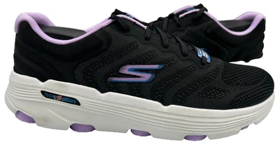 Skechers Women's Go Run 7.0 Driven Lace Up Shoes Black/Purple Size:9.5 162R - Image 1 of 4