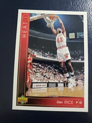 Glen Rice Miami Heat 1993 - 1994 Upper Deck SPANISH Version - Image 1 of 2