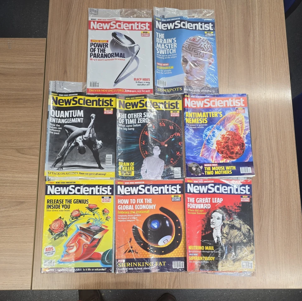 New Scientist Magazines Bundle - Mar to Apr 2004 - Unread Mostly Still Sealed. - Image 1 of 1