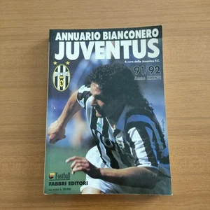 ANNUARIO BIANCONERO JUVENTUS ANNO 1991-1992 IN OTTIME CONDIZIONI - Foto 1 di 6