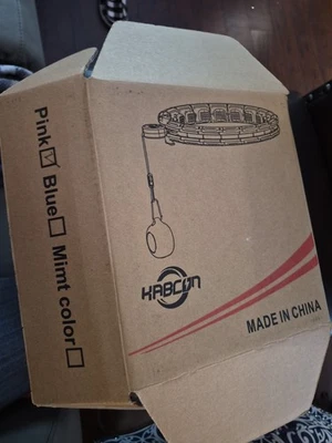 Hula Hoop con peso 2,5 lb rosa Foto 1 de 4