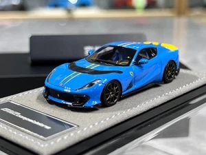 AL HH 1:64 Blue 812 Competizione Racing Sports Model Diecast Resin Car  - Picture 1 of 4