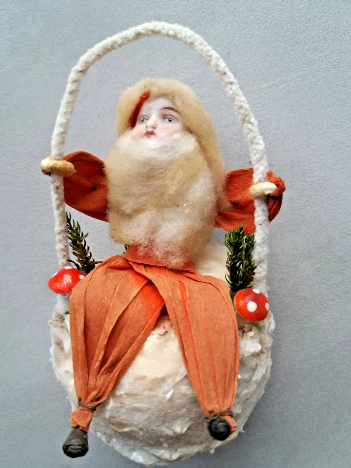 alter CBS , Watteteil, Weihnachtsmann auf Watteball - Bild 1 von 1