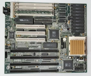 Chaintech 486SPM ISA PCI retro 486 Mainboard + AMD 80486DX4 100MHz + 16 MB RAM - Afbeelding 1 van 4