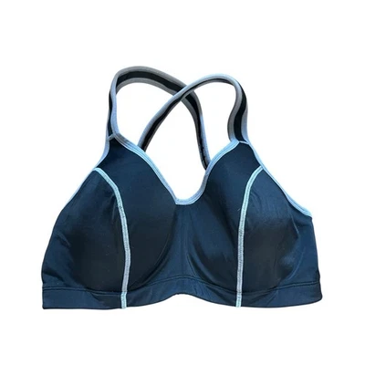 Ambrielle Black Multi-Tasker Bra Size 36B Criss Cross Back Sports Support - Image 1 of 4