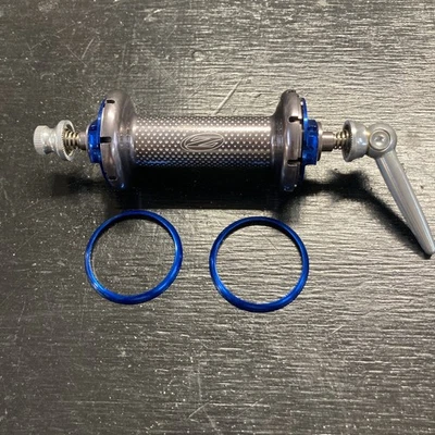 NOS Zipp 88? Zedtech Front Hub 16h Silver /blue - Image 1 of 3