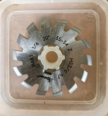 Zahnradfräser Modulfräser Zahnformfräser HSS Garant  1/6 20° 35-54 Z   D 16/50mm - Bild 1 von 2