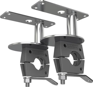 Mount, Dual Horizontal Round Rail, Crossover Single Burner - T10-985 1-1/8" Or - Picture 1 of 5