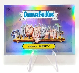 Topps Garbage Pail Kids Chrome Spikey Mikey 155a Refractor Holo 2021 GPK - Picture 1 of 11