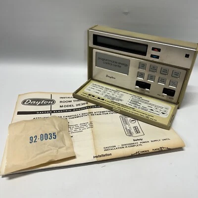 Dayton комнаты термостат 2E745 тепла и охлаждения NIs винтажный топлива триммер новый из старых запасов редкая - Изображение 1 из 4