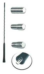 Antena de techo negra adaptador de automóvil radio antena de aluminio antena BARRA DE ANTENA 410mm nuevo - Imagen 1 de 13