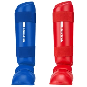 Bytomic Red Label Karate Shin/Instep Guards Muay Thai Boxing Sparring Pads - Picture 1 of 9