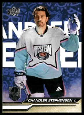 Chandler Stephenson 2023-24 Upper Deck Extended Series #694 Vegas Golden Knights - Image 1 of 2