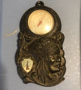 Native Americn Indian Chief Souvenir Thermometer White Sands National Monument - Picture 1 of 4