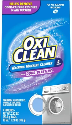 Washing Machine Cleaner with Odor Blasters, 4 Count - Image 1 of 4