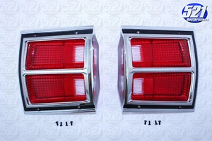 Tail Light Lenses Bezels Lens Combo Set Fits 69 1969 Dodge Dart GT GTS Mopar - Picture 1 of 6