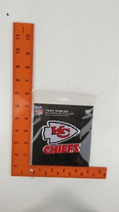 Low Profile Aluminum T2 Football Decal Emblem NFL Kansas City Chiefs - Picture 1 of 5