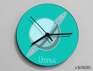 Urano - Reloj de pared planeta - Imagen 1 de 3