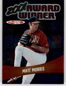 2002 Topps Total 2001 Award Winner Matt Morris Foil Insert MLB PWE Cardinals #25 - Picture 1 of 2