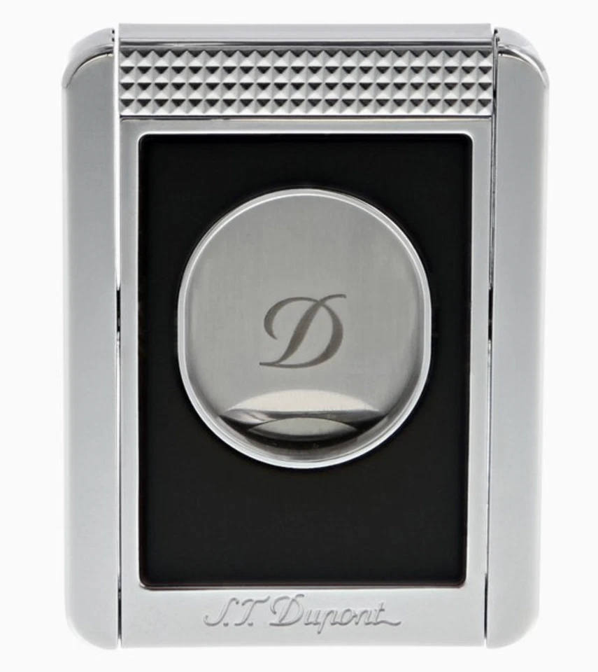 Dupont Cigar Cutter & Stand - Silver/Black (003415)