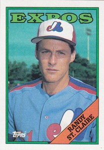 1988 TOPPS...RANDY ST. CLAIRE...NRMT...CARD # 279...EXPOS...FREE COMBINED SHIP