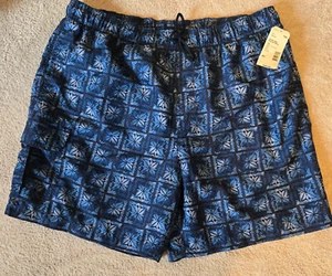 Trader Bay Mens Swim Trunks Shorts XL Beyond Navy 7.5 in. inseam NWT - Picture 1 of 4