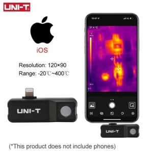 UNI-T IR Handheld Thermal Imaging Camera Mobile Phone IOS/Android Type C Max400℃ - Picture 1 of 25