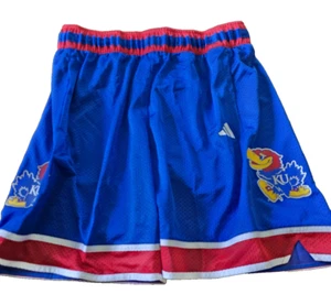 adidas Kansas Jayhawks Swingman Replica Basketball Shorts Royal Color Size Large - Picture 1 of 8