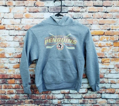 🔥 Wilkes-Barre Scranton Penguins AHL Gris Sudadera con Capucha Niños Mediana M Foto 1 de 4