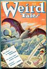 Pulp:  Weird Tales Pulp July 1950-Mat Fox Vampire Bat Cover- Weird Tailor- Fn-