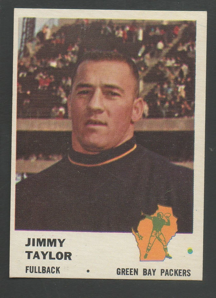 1961 Fleer Football Card #89 Jim Taylor-Green Bay Packers. - Image 1 of 1