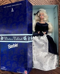 1995 nrfb Winter Velvet special edition, an Avon exclusive barbie - Picture 1 of 1