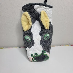 Boston Warehouse Zebra Oven Mitt Potholder 1992 Vintage Used - Picture 1 of 7