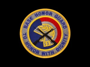 BASE HONOR GUARD TO HONOR WITH DIGNITY AIR FORCE HAT PATCH CAP VETERAN GIFT WOW - Picture 1 of 9